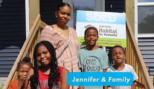 Jennifer and family smaller